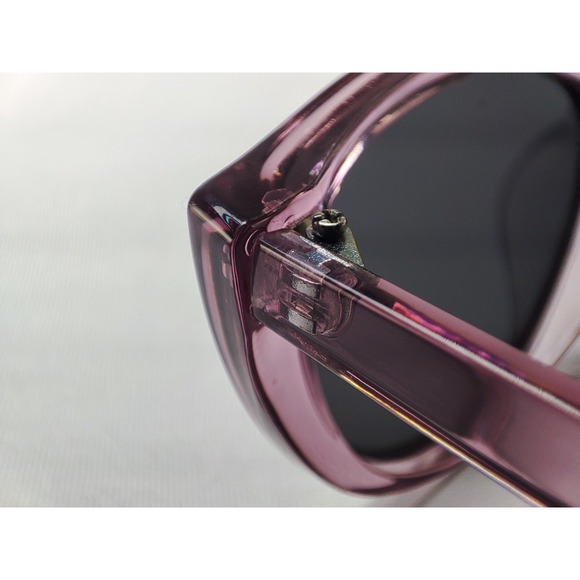 Vivien Fang HighHeel VF2219B Polarized Cat Eye Sunglasses Pink Crystal 52-18-136 main image 8
